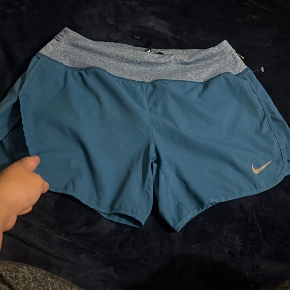 Nike Performance Blue Gray Athletic Shorts